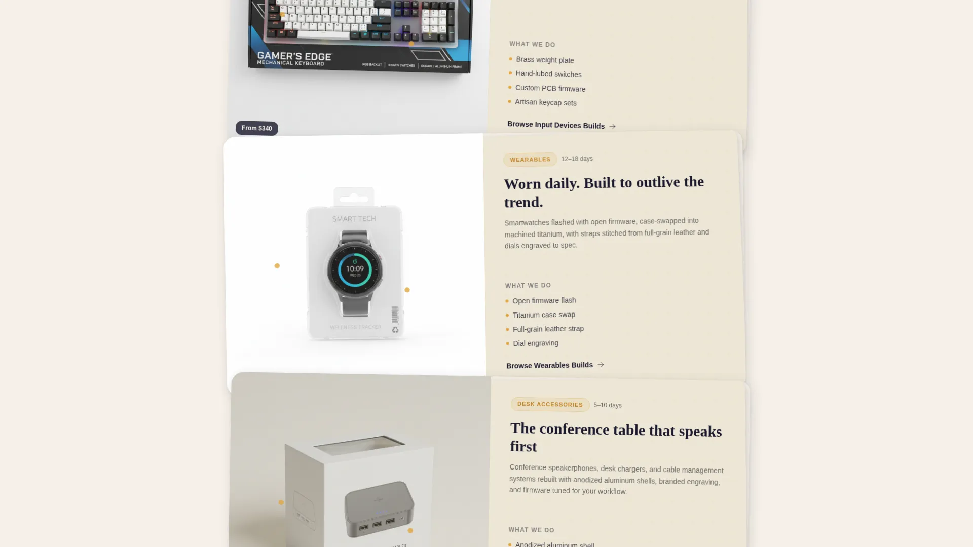 Electronics E-Commerce Portfolio Website Template
