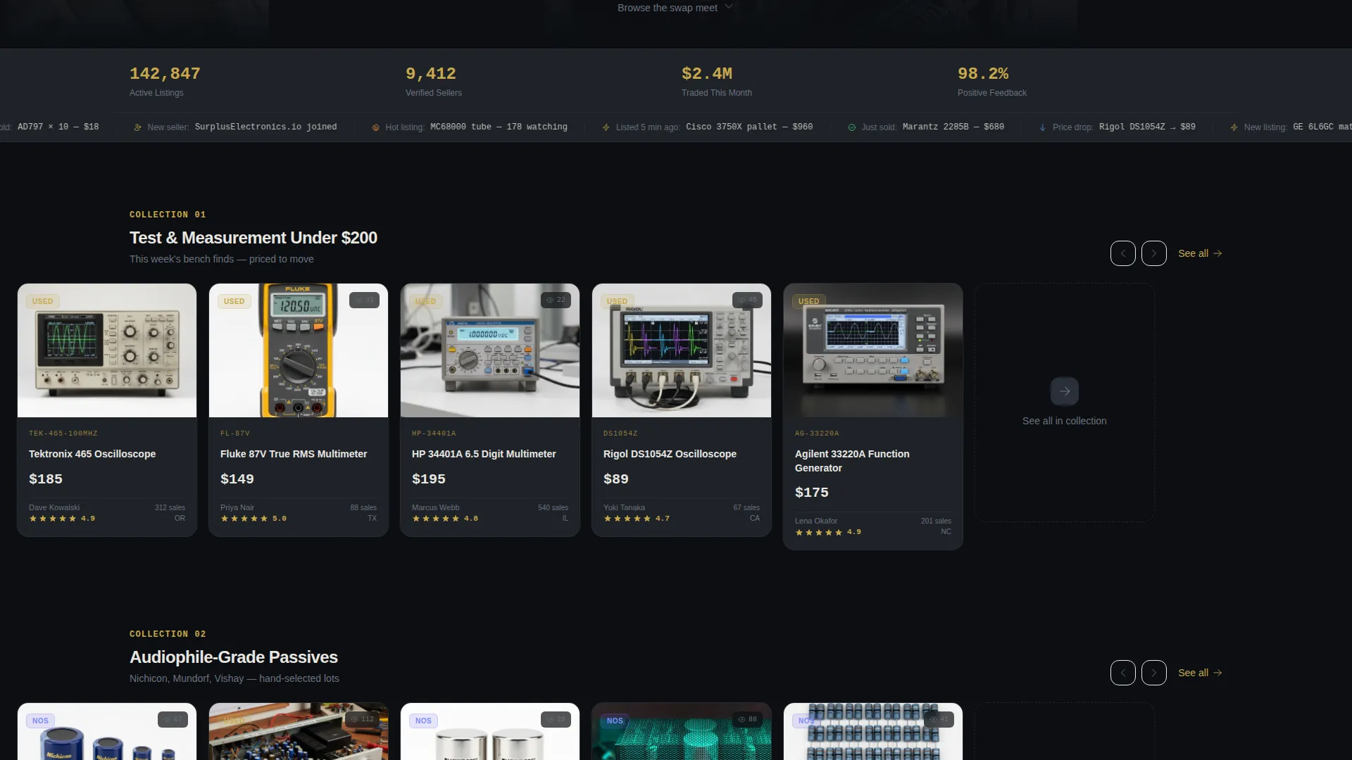 Electronics E-Commerce Professional Website Template