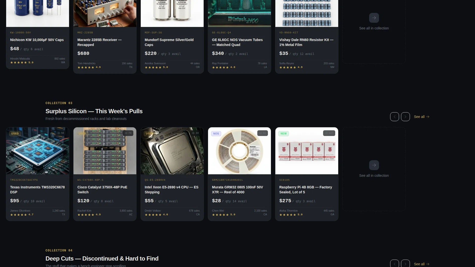 Electronics E-Commerce Professional Website Template