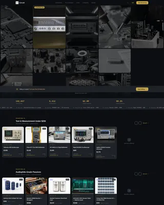 Electronics E-Commerce Professional Website Template