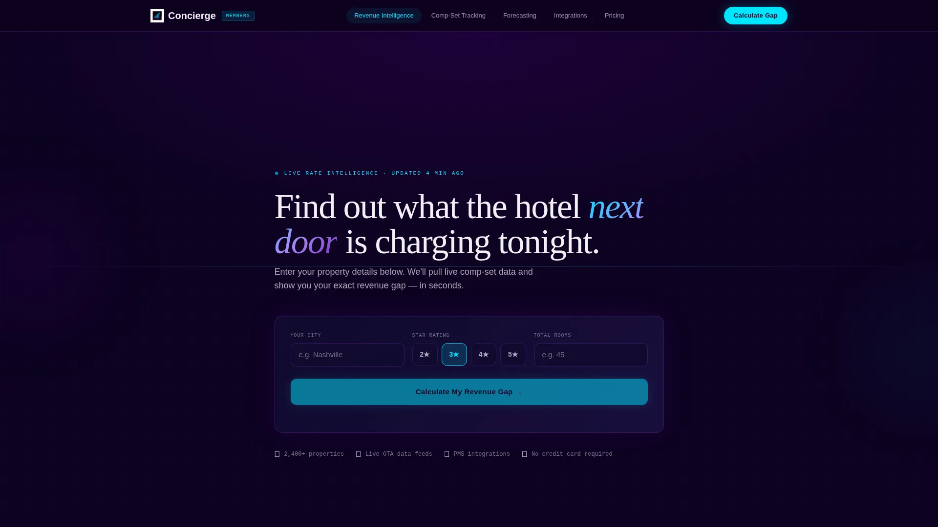 Smart Hospitality Landing Page Template