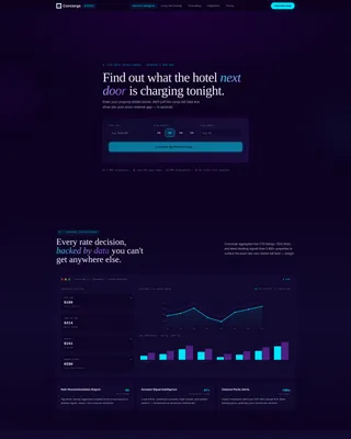 Smart Hospitality Landing Page Template