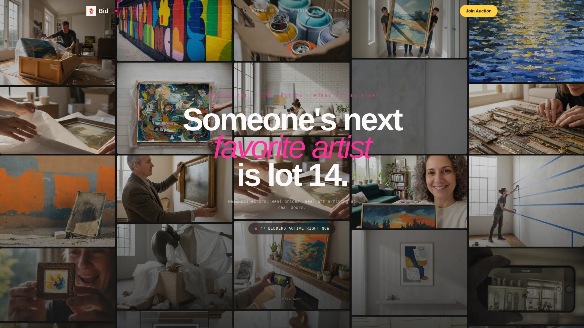 Art Auction & Dealer Professional Website Template