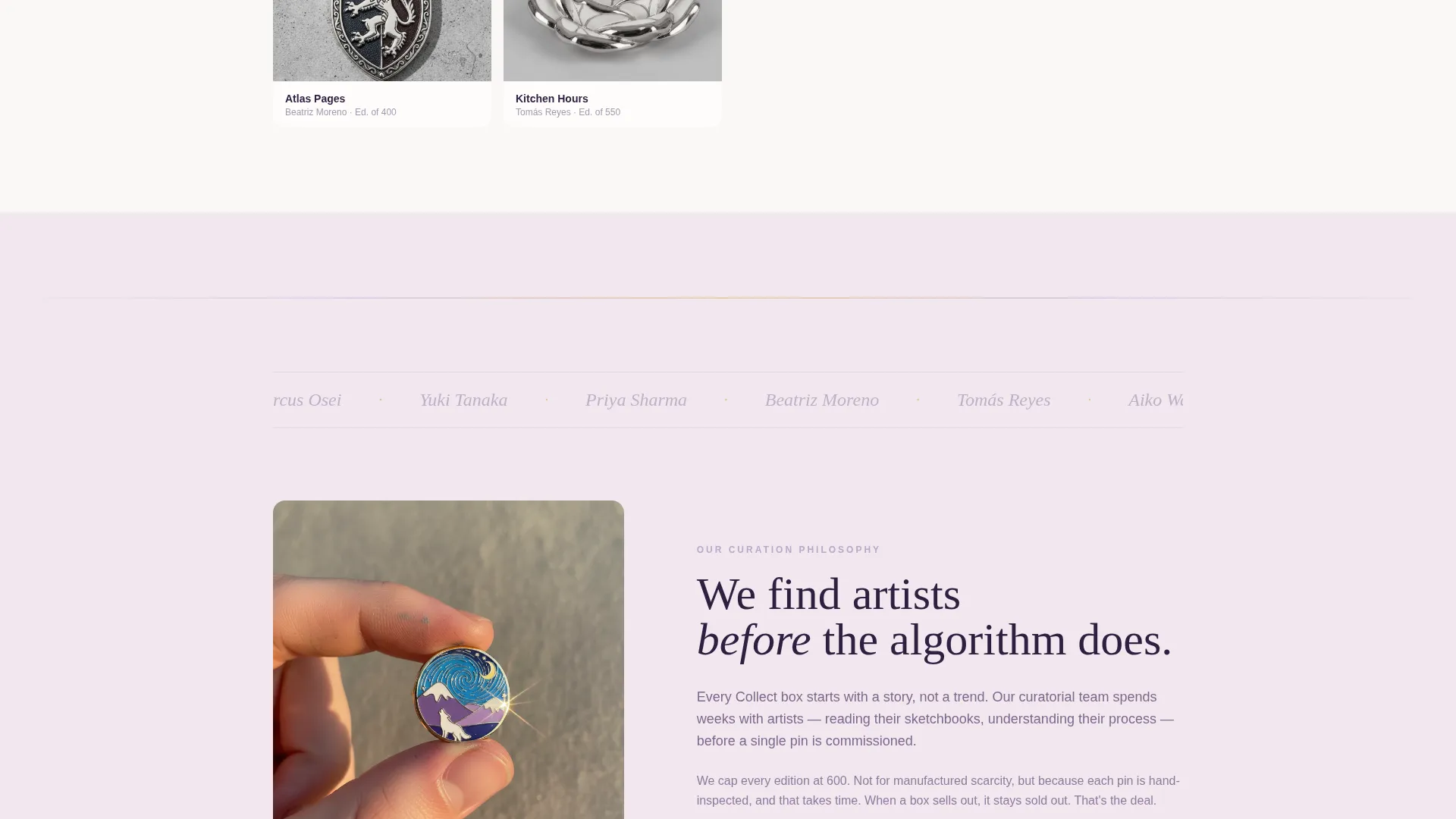 Enamel Pins & Lapel Pins Store Directory Website Template