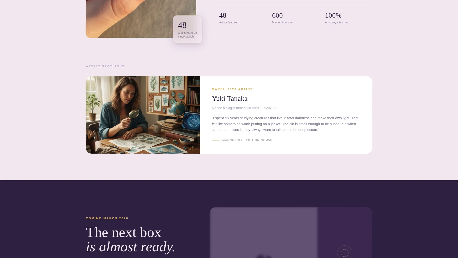Enamel Pins & Lapel Pins Store Directory Website Template