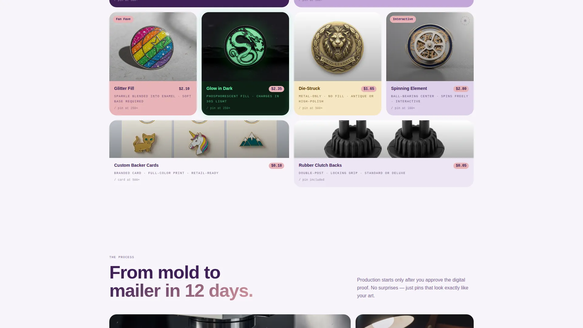 Enamel Pins & Lapel Pins Store Professional Website Template