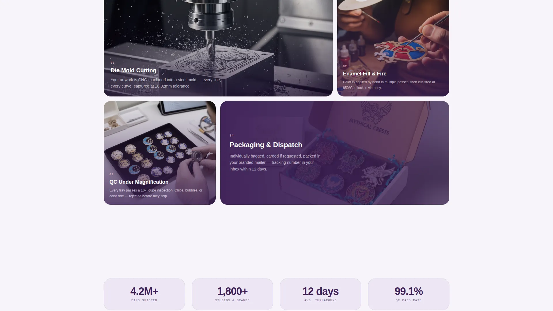 Enamel Pins & Lapel Pins Store Professional Website Template