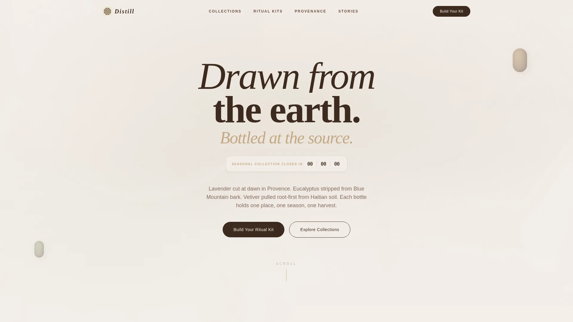 Essential Oils & Diffusers Store Professional Website Template