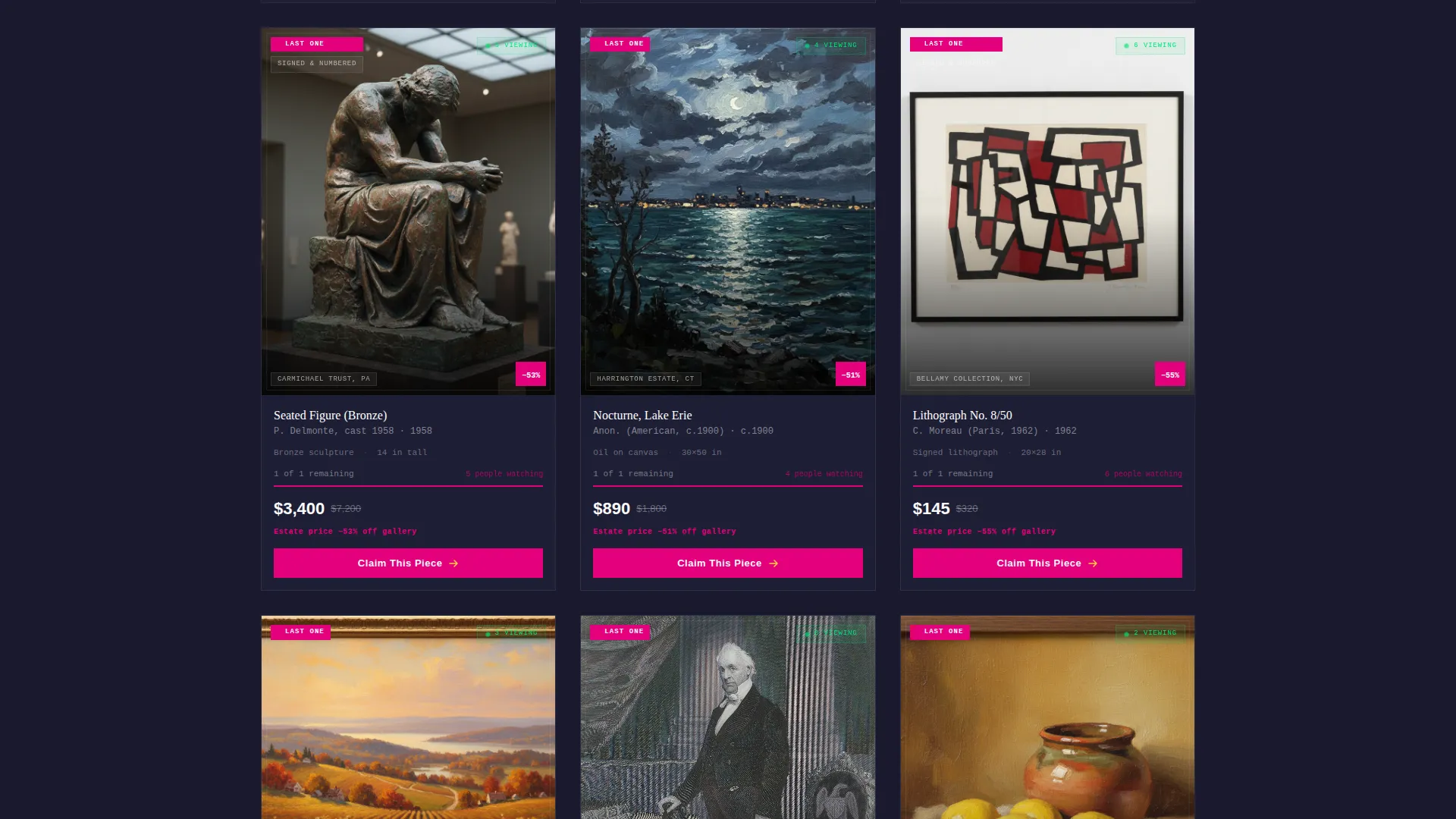Urgent Estateart Landing Page Template