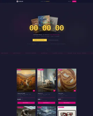 Urgent Estateart Landing Page Template