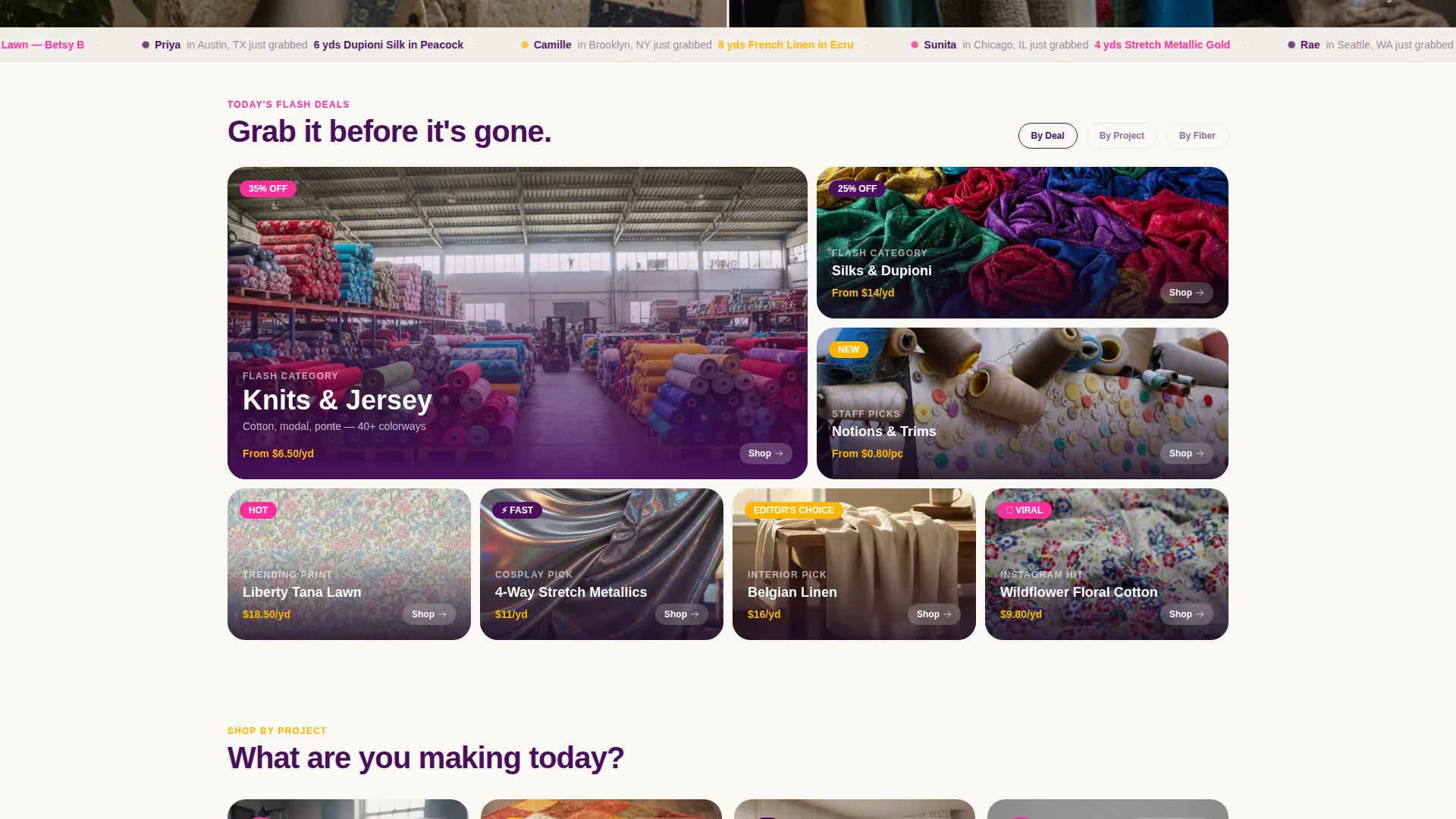 Arts & Crafts Store Professional Website Template
