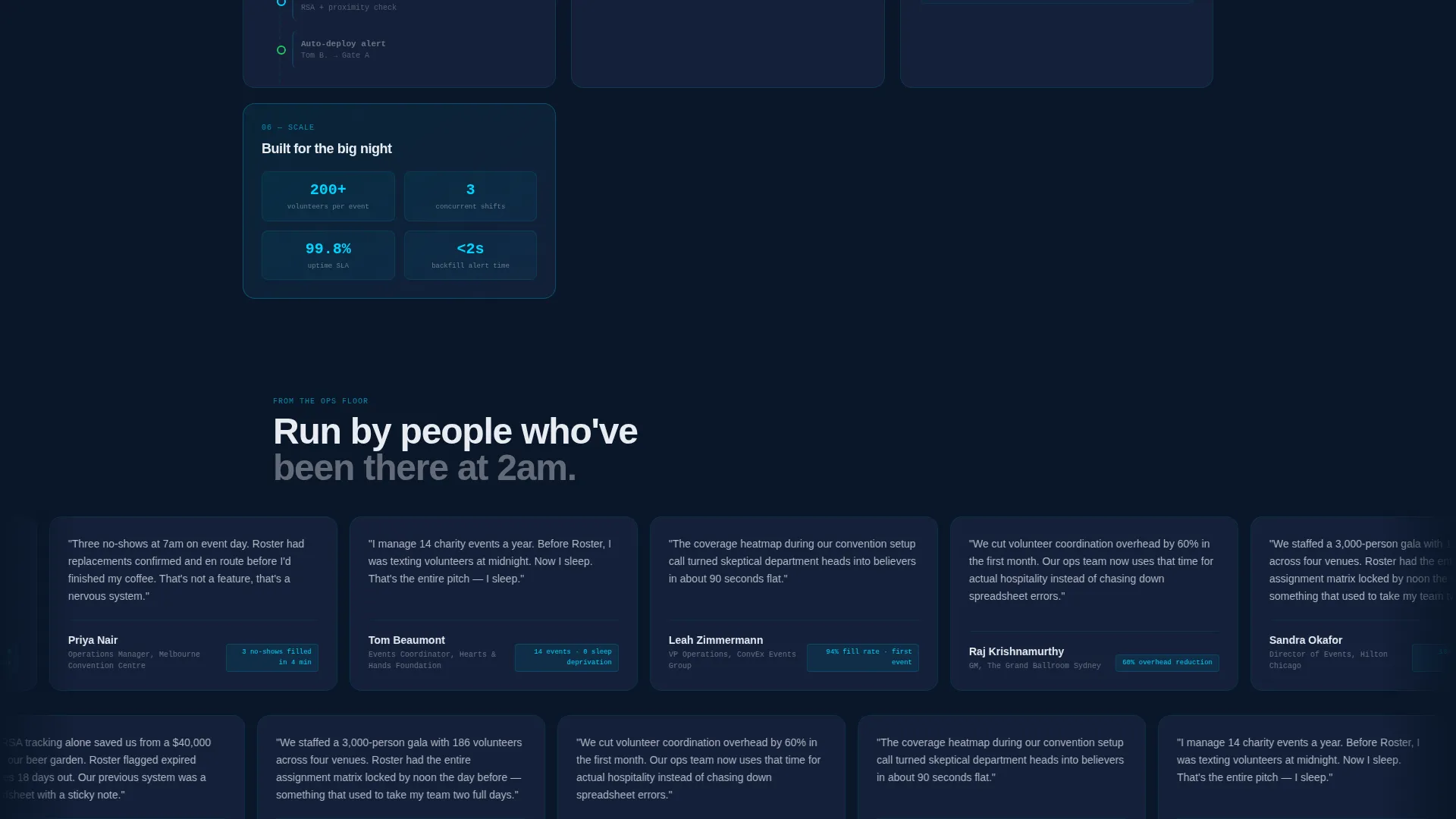 Volunteer Management Landing Page Template