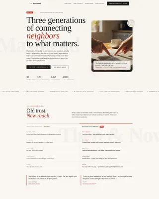 Family-Owned Business Directory Website Template