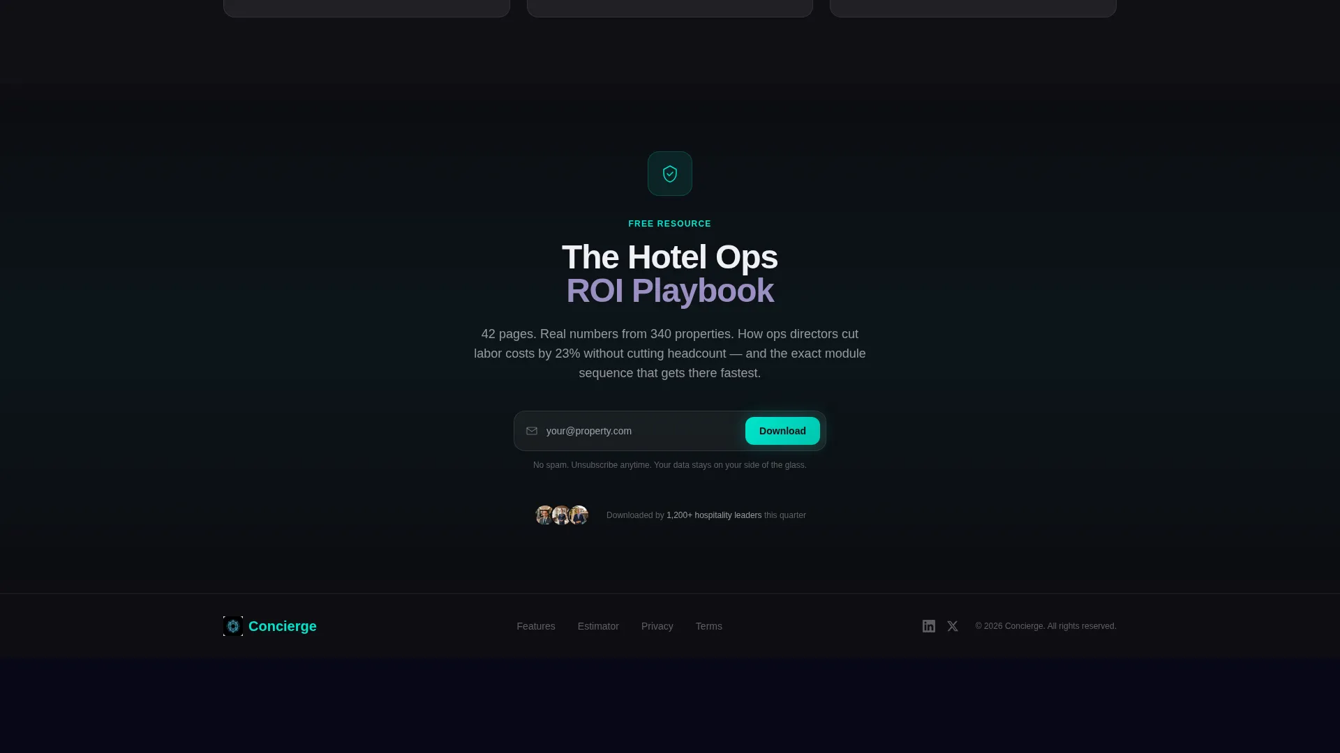 Hotel Operations All-Services Dashboard Website Template
