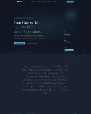 Hotel Terms of Service & Guest Rights Website Template