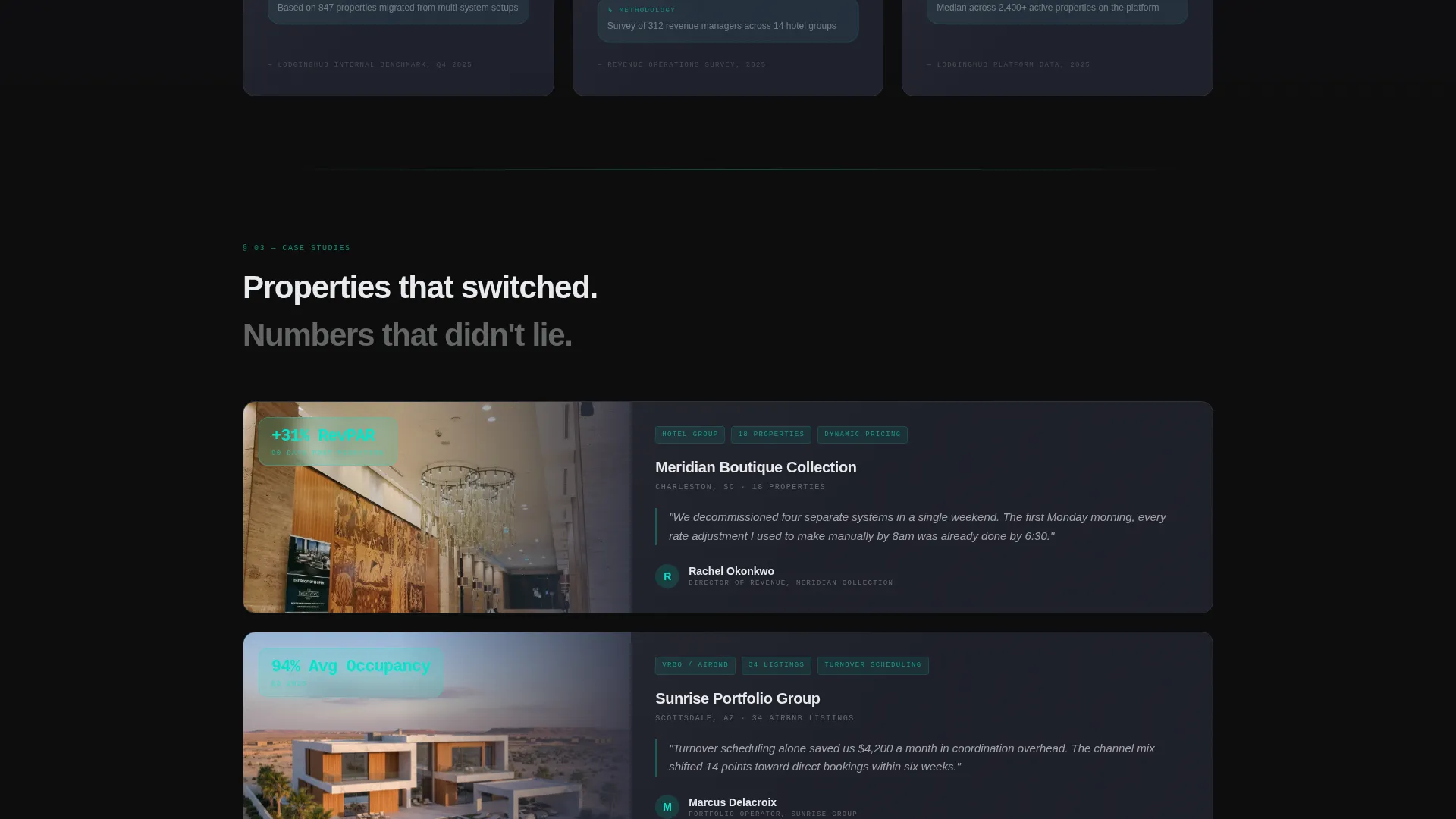 Hotel & Vacation Rental App Landing Page Template