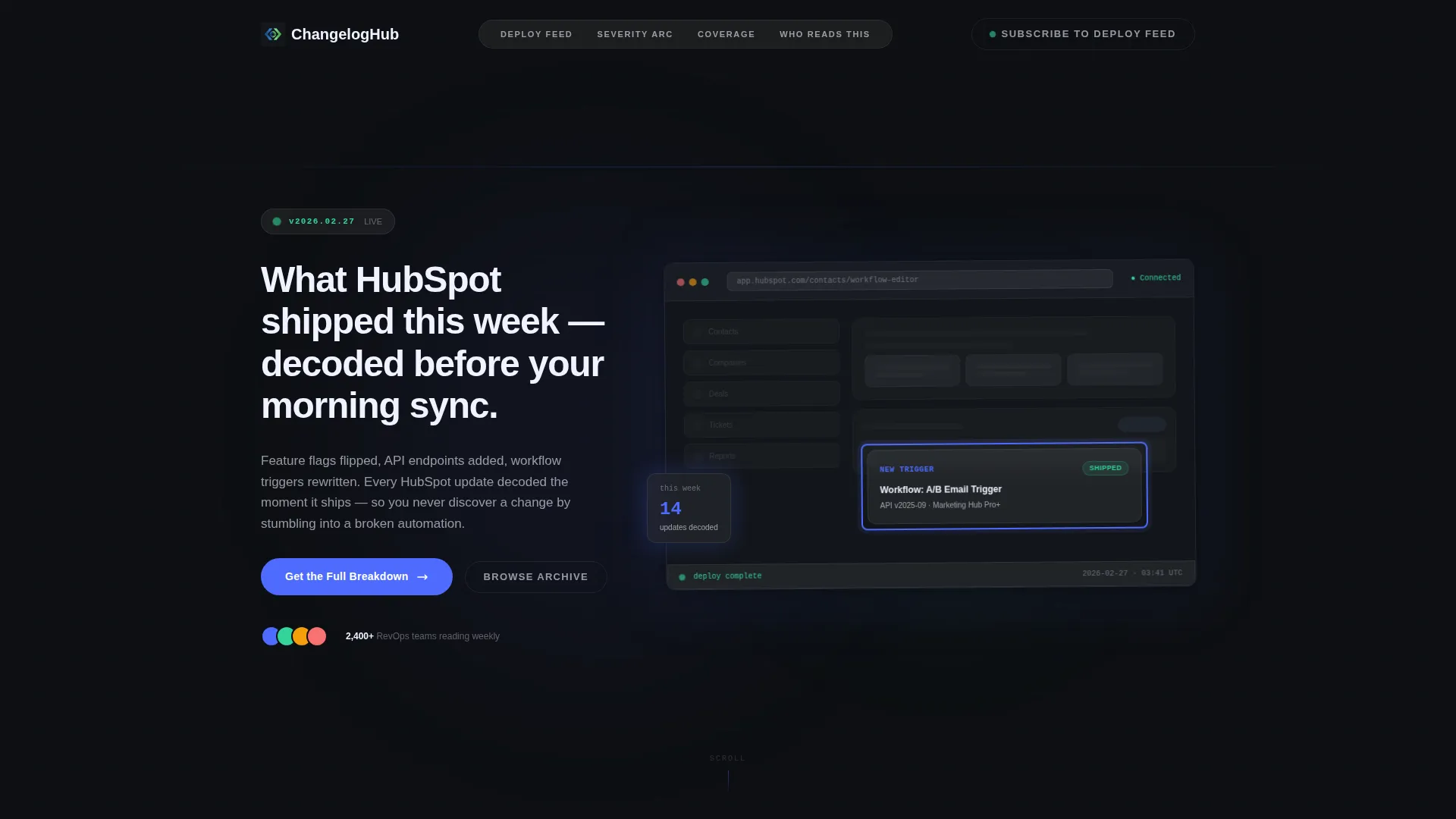 Velocity HubSpot | Free Website Template | Rocket