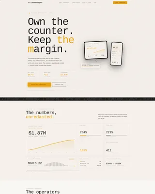 Franchise Business Professional Website Template