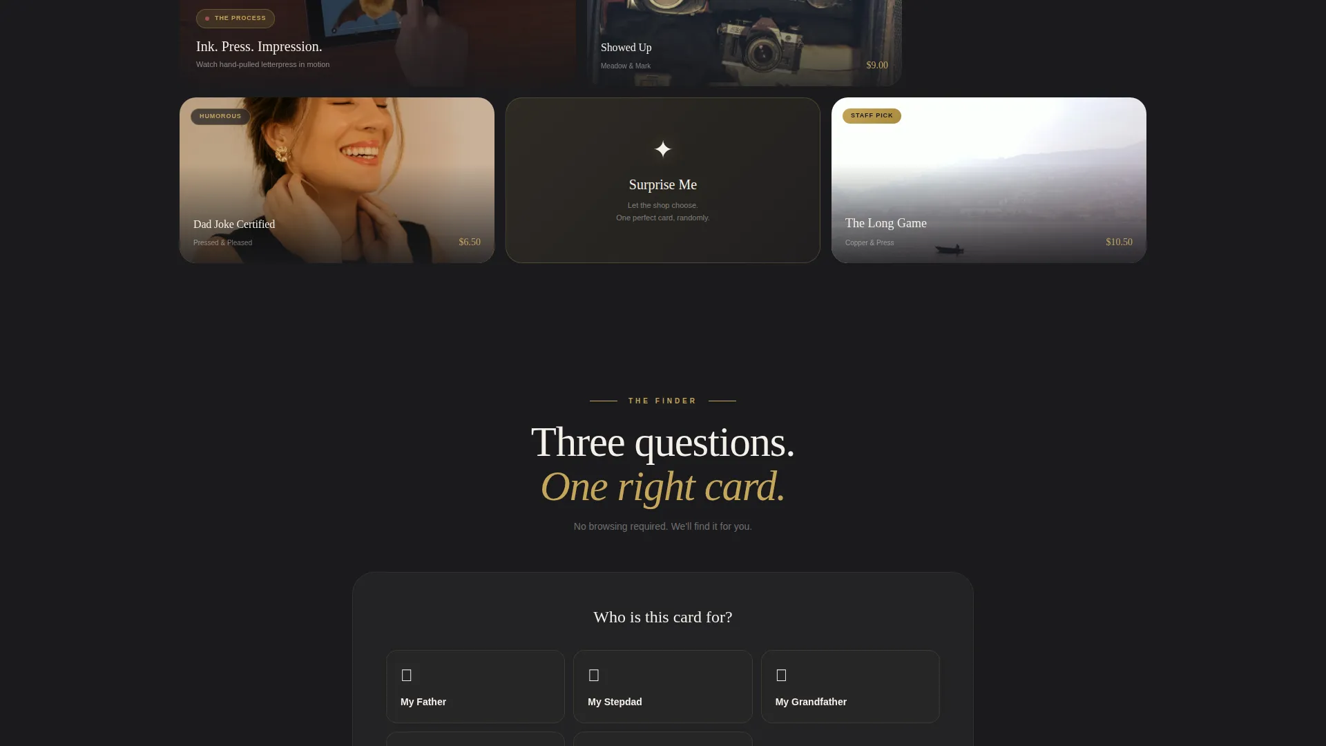 Father's Day Business Specialist Professional Website Template