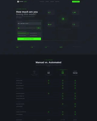 Precision Hydroponics Management Landing Page Template