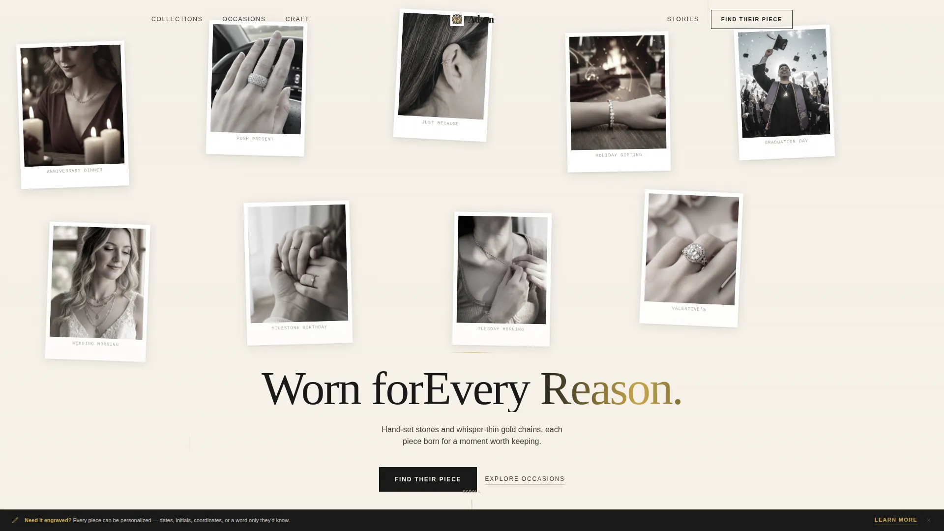 Jewelry & Accessories Store Professional Website Template