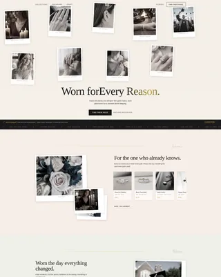 Jewelry & Accessories Store Professional Website Template