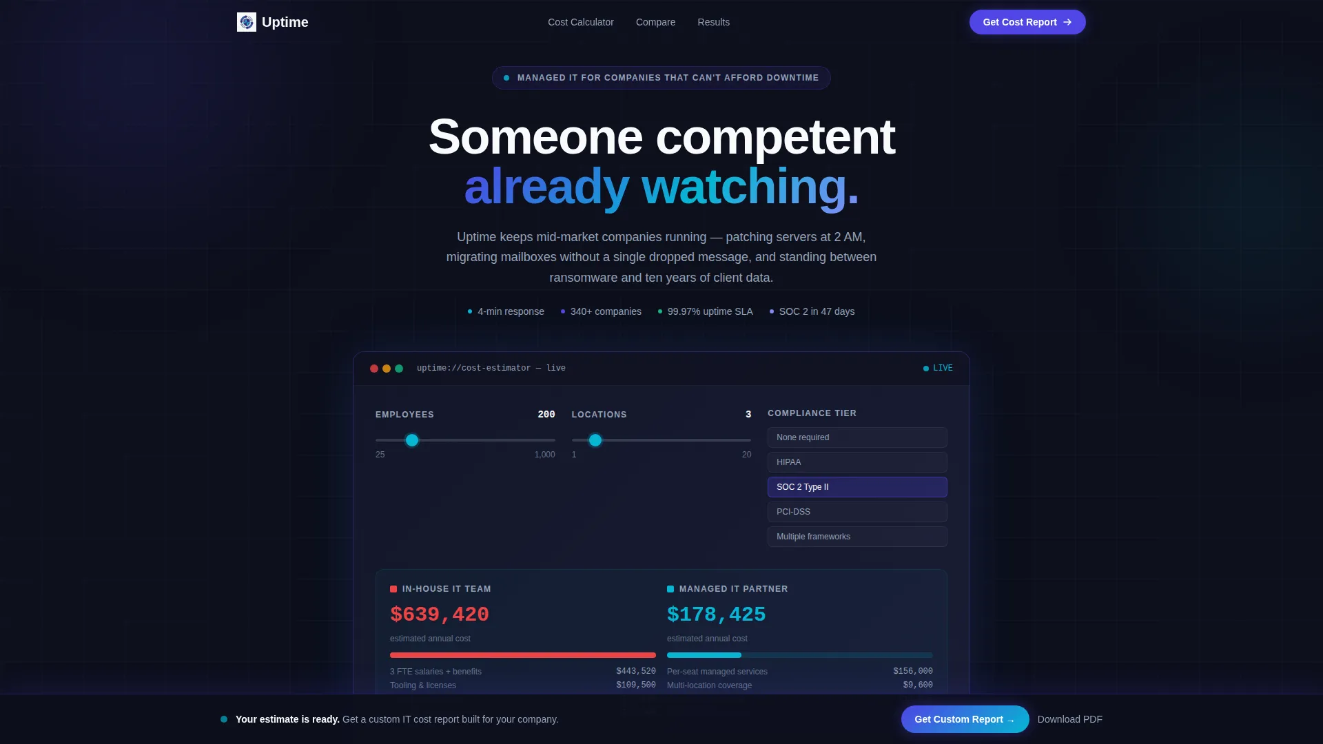 Enterprise IT Solutions Landing Page Template