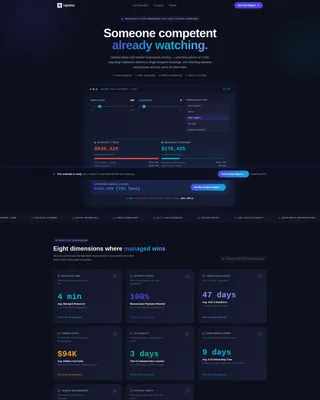Enterprise IT Solutions Landing Page Template