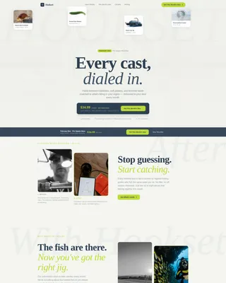 Fishing Lures & Tackle Store Professional Website Template