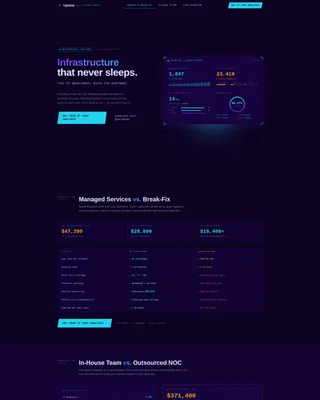 Dependable IT Services Landing Page Template