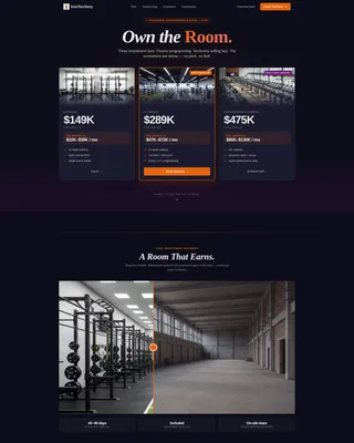 Franchise Business Pricing Website Template