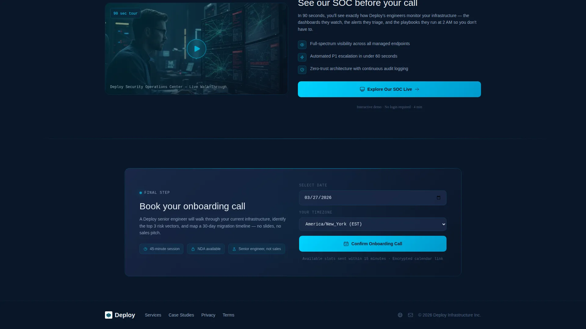 IT Services Thank You Landing Page Template