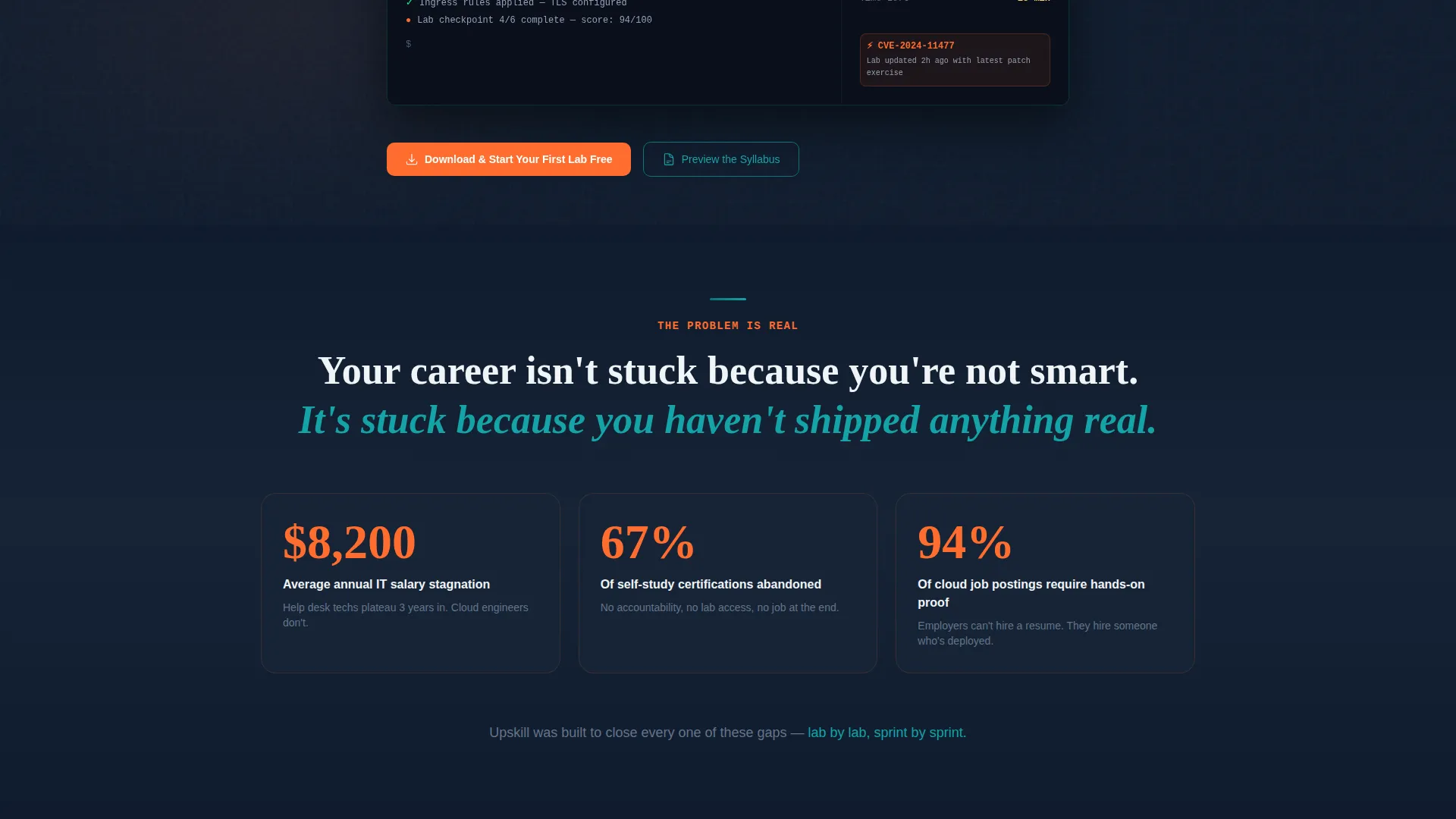 IT Training Landing Page Template | Teal Catalyst