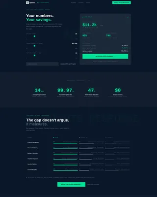 Strategic Technology Landing Page Template