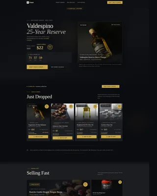 Gourmet Flash Sale Landing Page Template