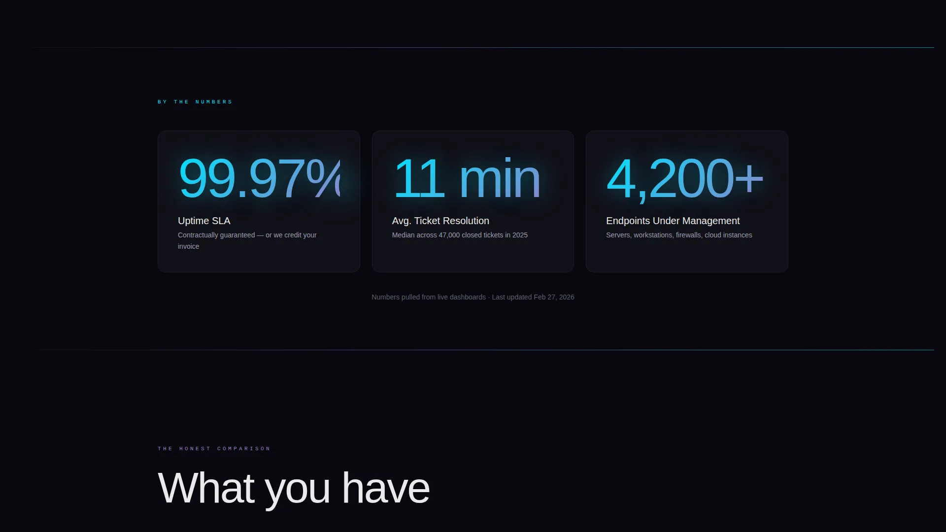 Trustworthy Tech Support Landing Page Template