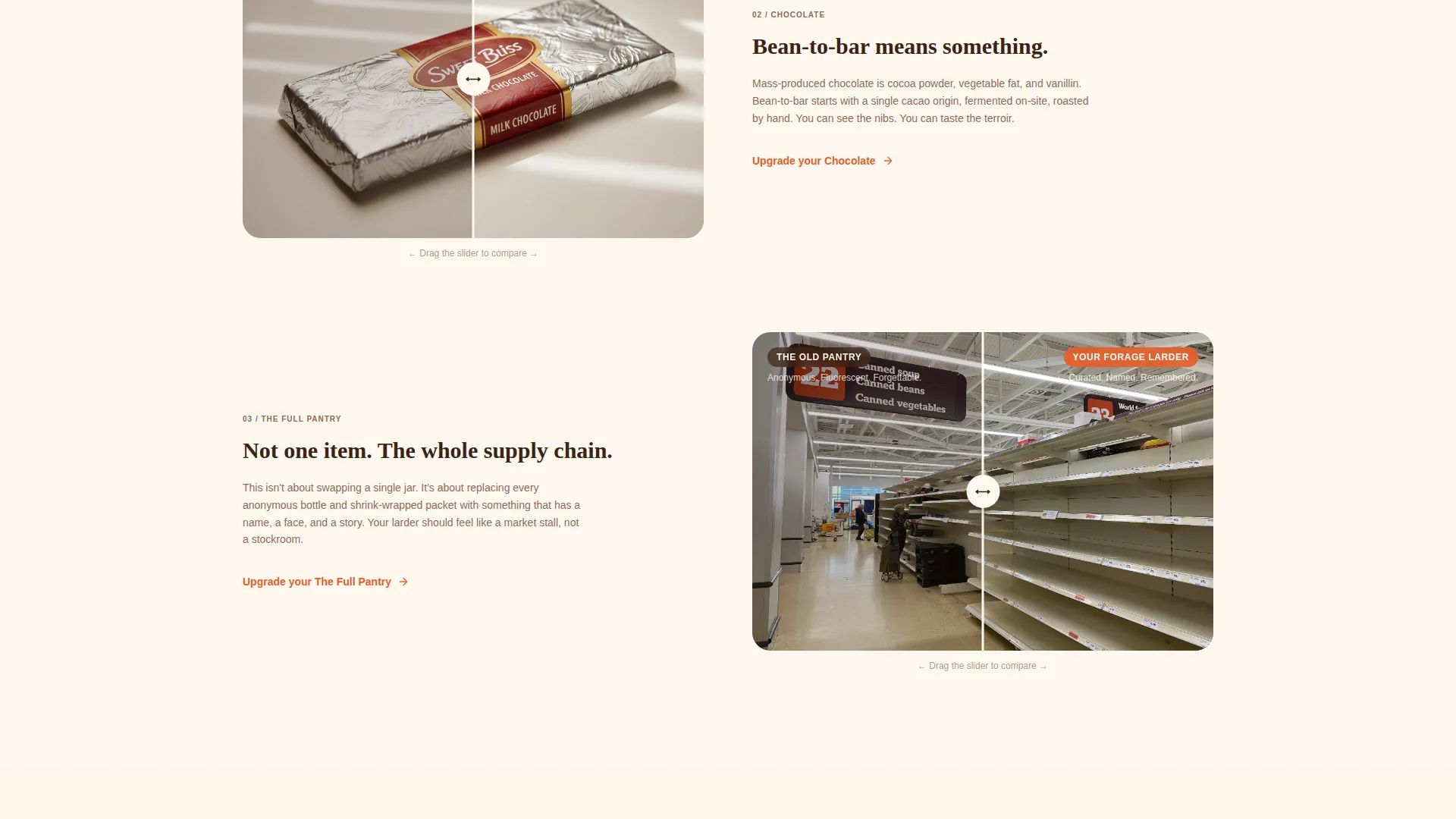 Artisan Gourmet Food Marketplace Landing Page