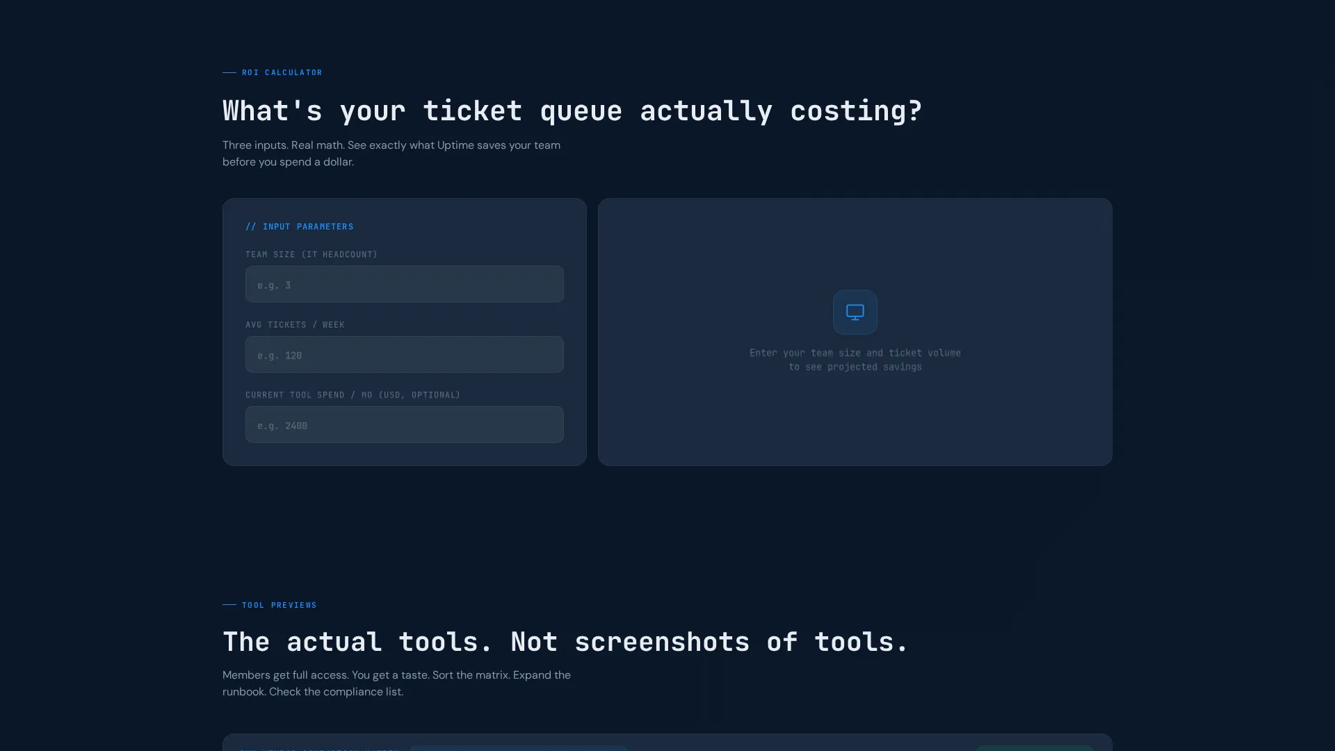 Mission-Critical IT Landing Page Template