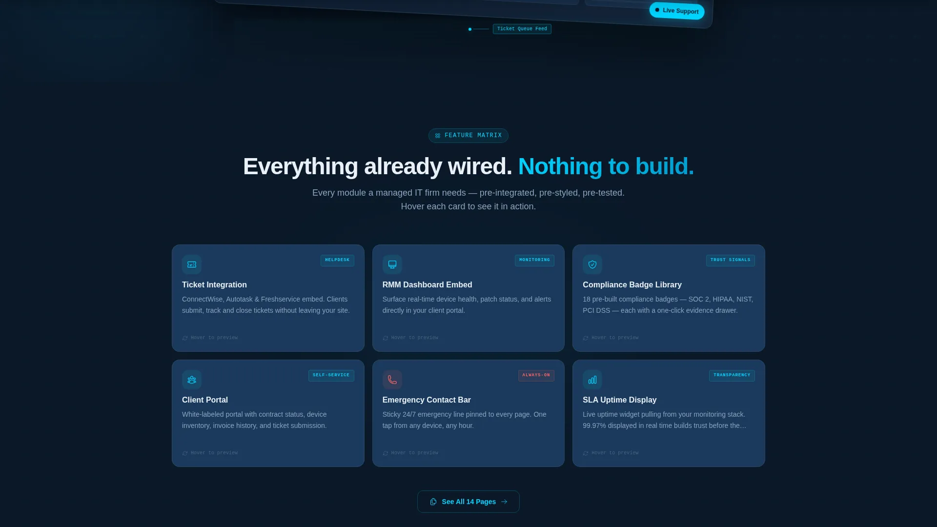 Expert IT Support Landing Page Template