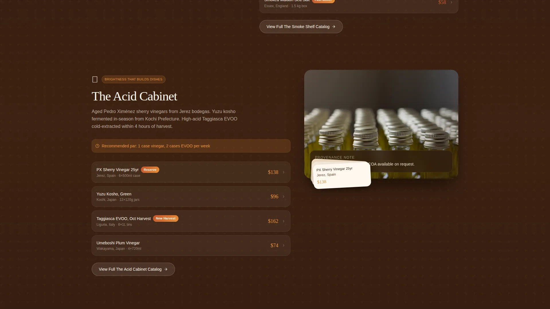 Premium Wholesale Food Landing Page Template