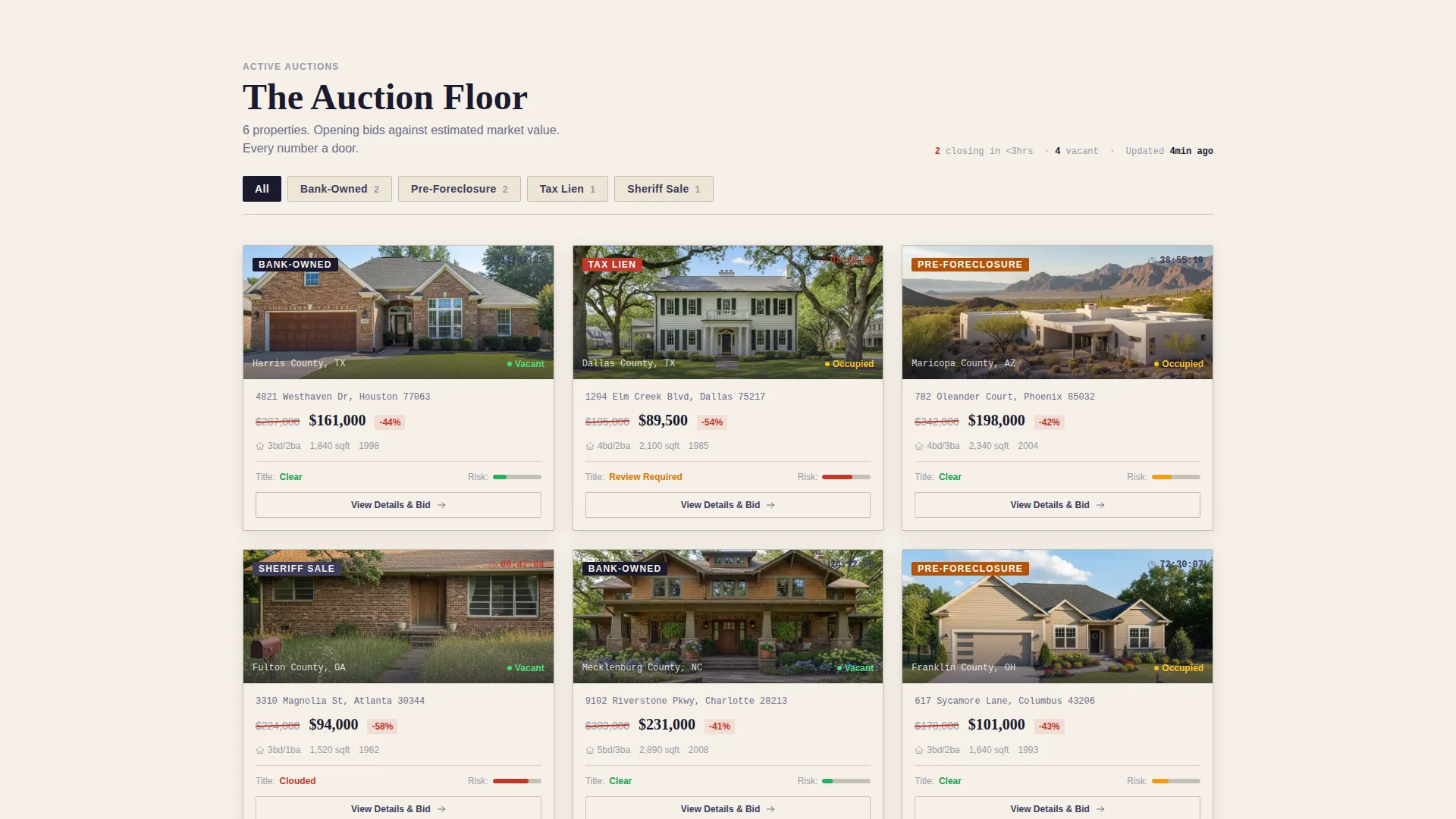 Expert Auction Platforms & Types Pre-Launch & Coming Soon Website Template