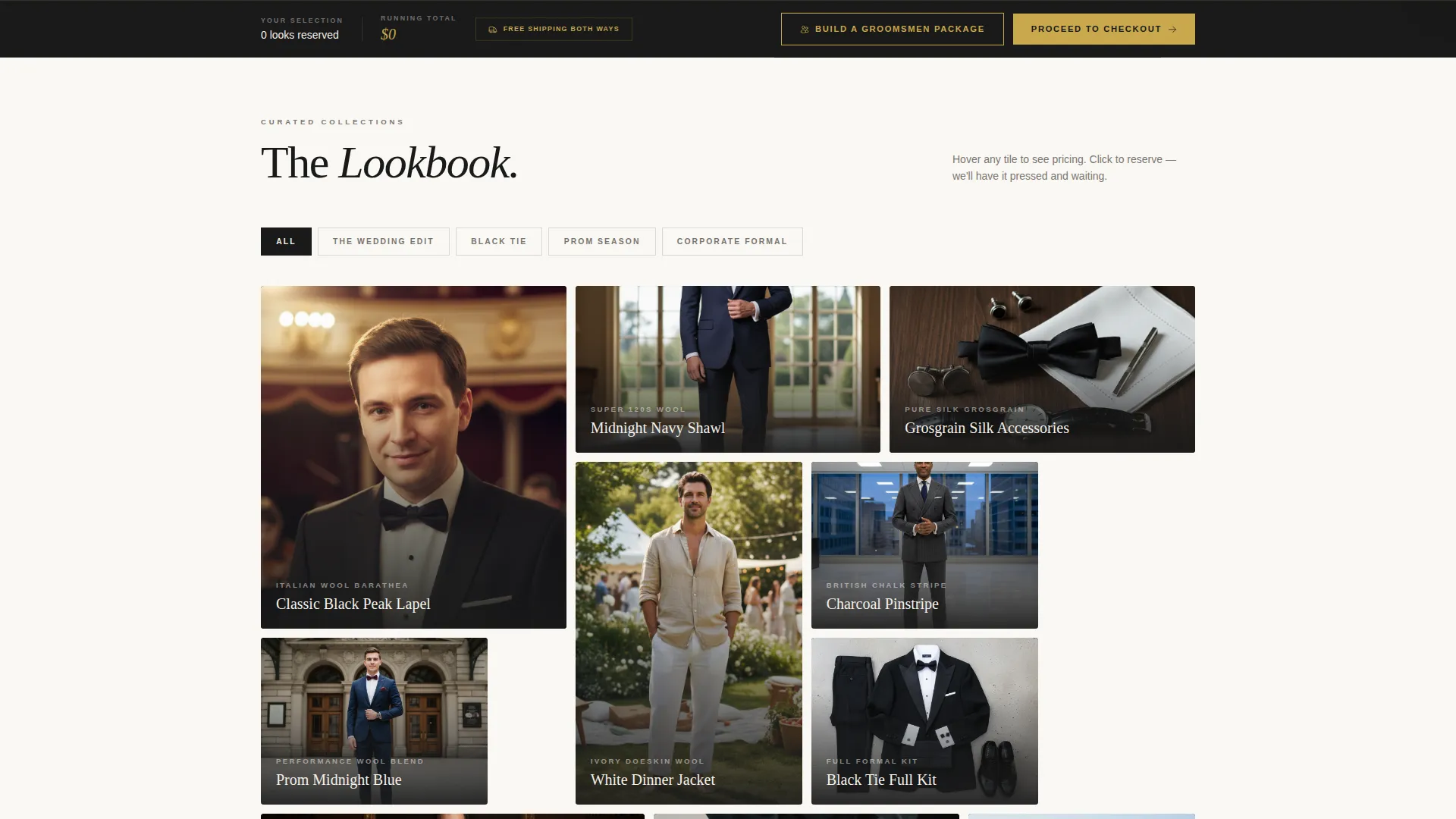 Specialist Local Brick & Mortar Business Pricing & Packages Website Template