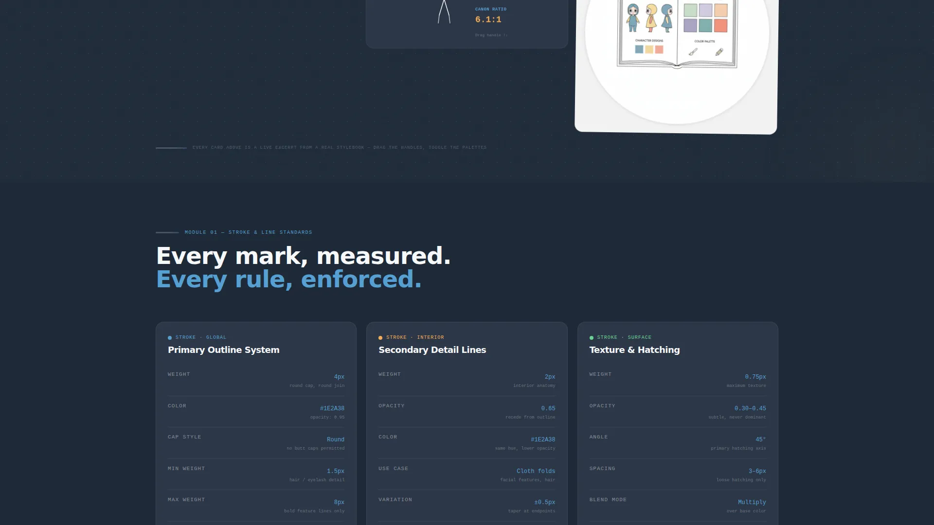 Illustration Style Guide Landing Page Template