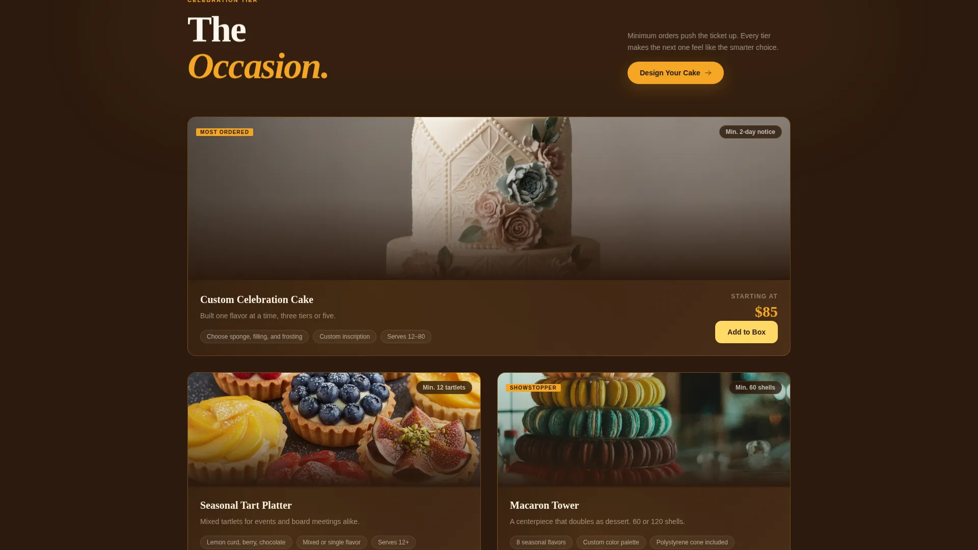 Artisan Bakery Landing Page Template