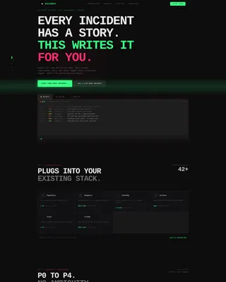 Report Landing Page Template for Reliability Teams