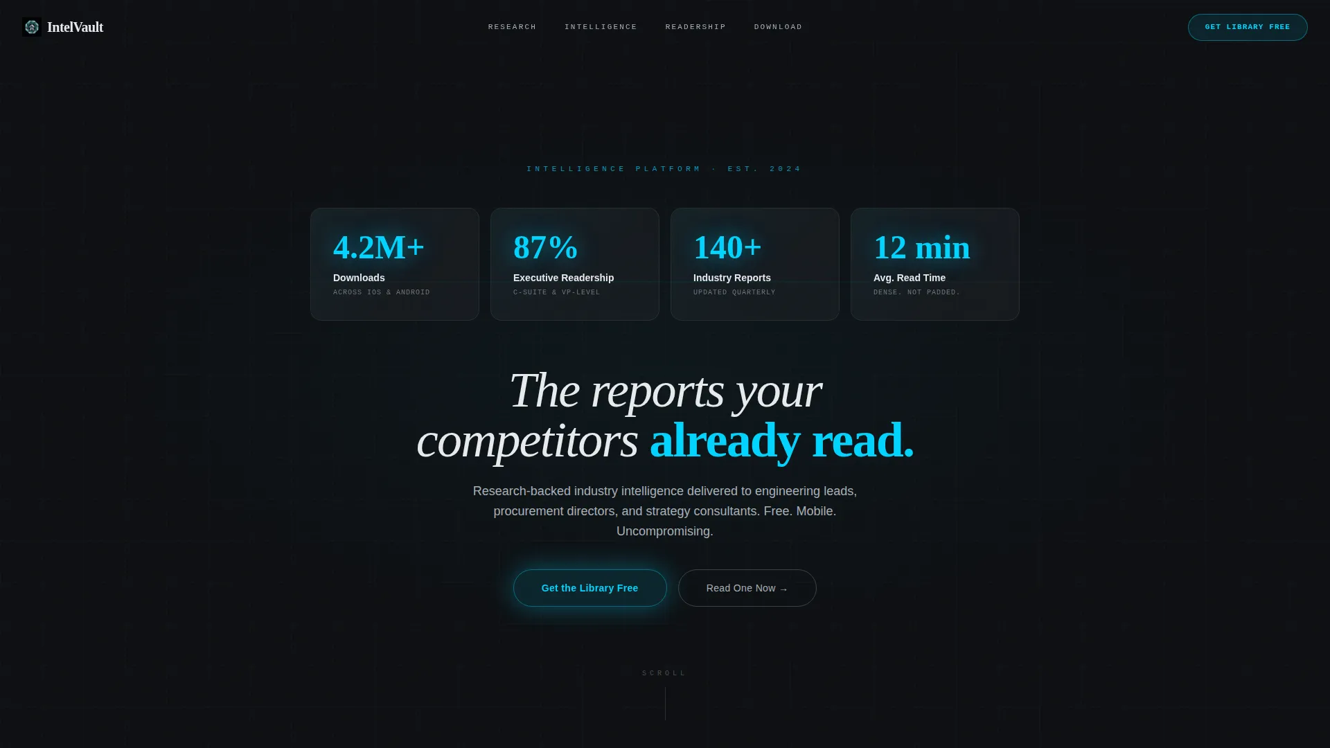 Authoritative Whitepaper | Free Website Template | Rocket