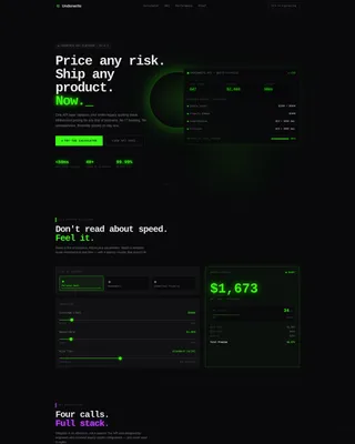 InsurTech Enterprise Landing Page Template