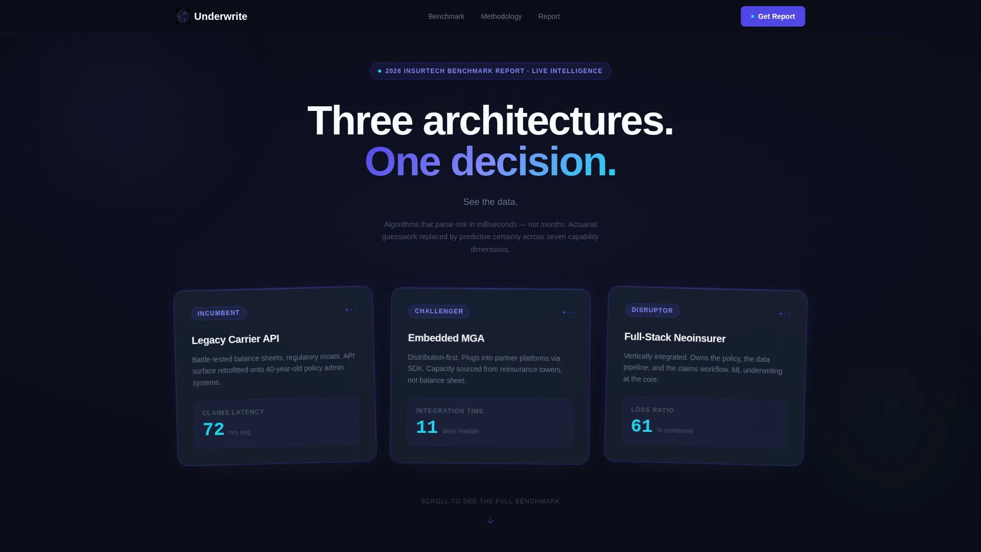 InsurTech Comparison Table Landing Page Template