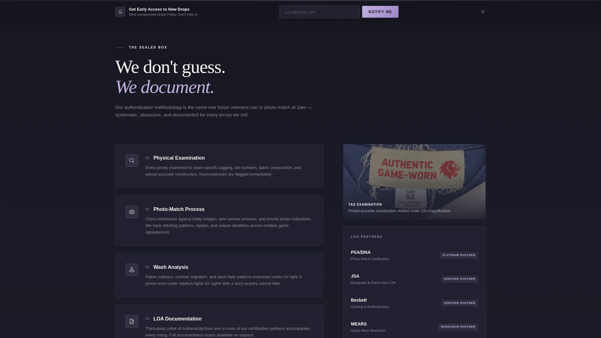Sports & Entertainment Memorabilia Professional Website Template