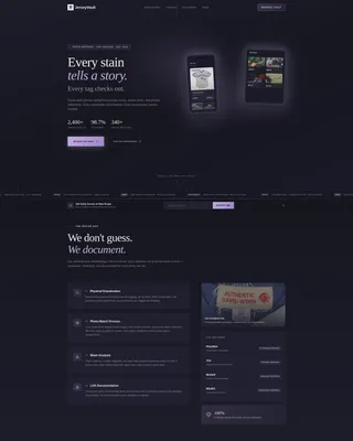 Sports & Entertainment Memorabilia Professional Website Template